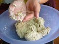 Prepare the dough ready to make a Torma
