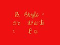 B-Style - Schmetterlinge im Bauch