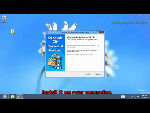 how to recover zip password
