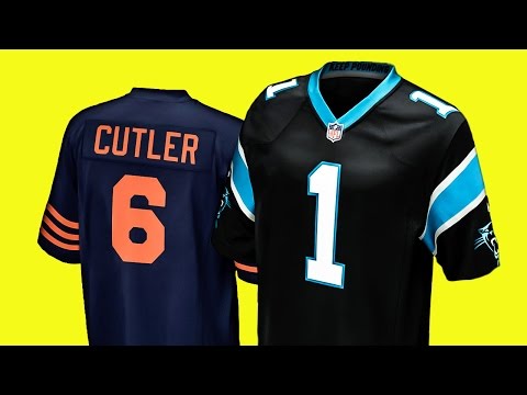 NFL TRIKOT: Unterschied Größe S zu Youth XL - Carolina Panthers, Game Jersey, Cam Newton