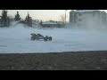 hpi 5b v2 snow bashing with paddles in Grand Prairie Alberta
