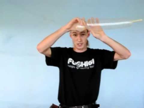 Contact Juggling #5 How to Make a Fushigi ball out of balloons