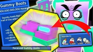 Bee Swarm Simulator Gummy Boots