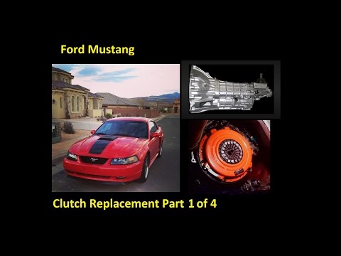 Ford Mustang V8 Clutch Replacement part 1 of 4