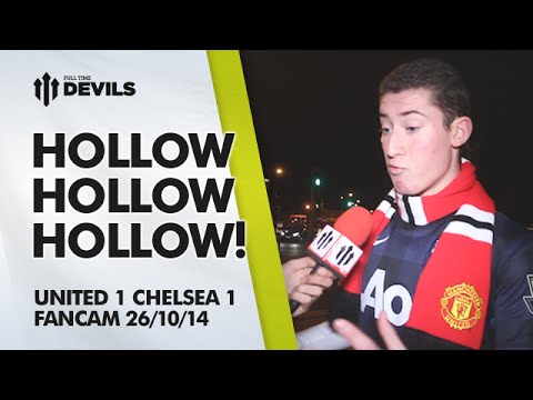 HOLLOW, HOLLOW, HOLLOW! | Manchester United 1 Chelsea 1 | FANCAM HOLLOW, HOLLOW, HOLLOW! | Manchester United 1 Chelsea 1 | FANCAM