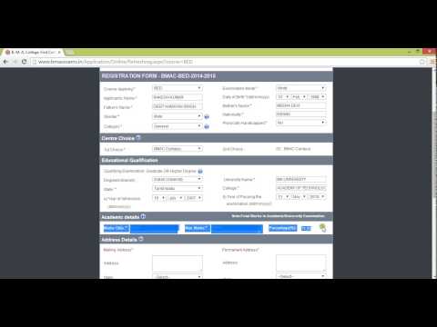 how to fill ignou b.ed form