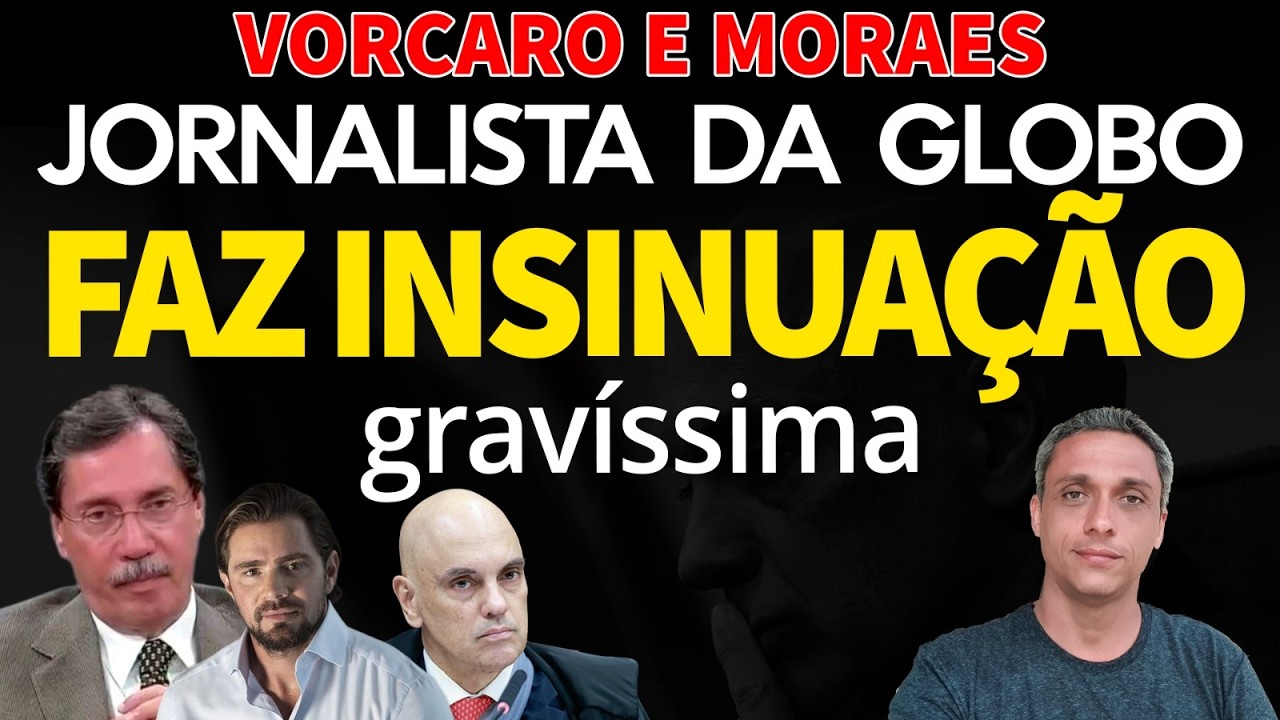 Passou despercebido - Jornalista da GLOBO insinua que Vorcaro deu um apto para Moraes