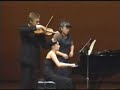 Geiger Tymur Melnyk Violinist Risa Yasuda Brahms Sonata 1/4