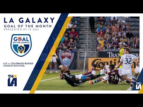 Video: McBean sneaks a back heel past Howard | Goal of the Month - presented by 76 Gas