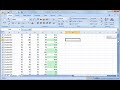 Excel2007 Tutorial 6 - Intro to Conditional formatting