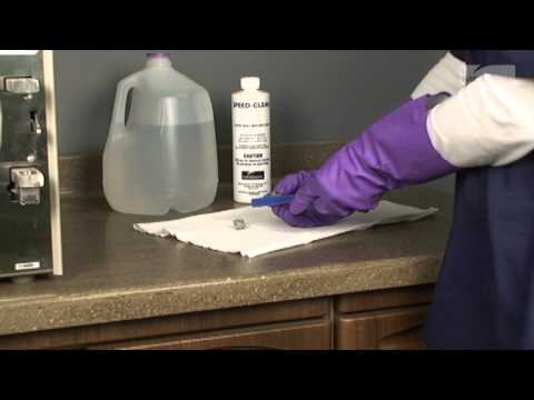 how to drain autoclave