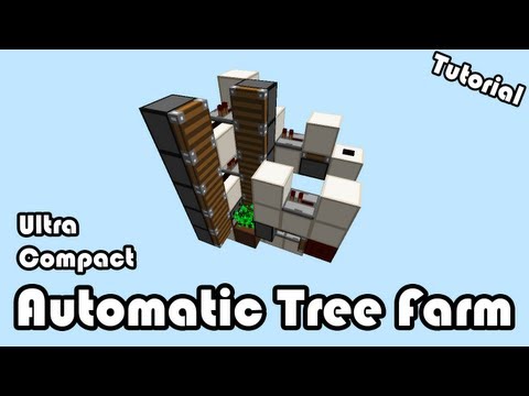 how to tree farm in minecraft