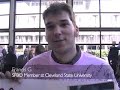 francis, a student at cleveland state university, talks about his support for barack obama.