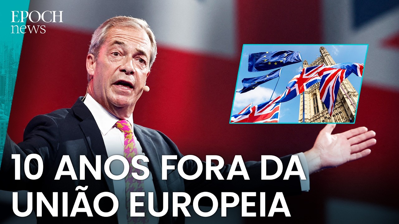 Brexit completa 10 anos, marcando mudanças políticas e globais no Reino Unido