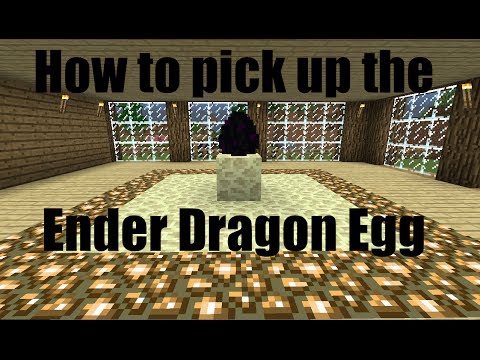 how to harvest dragon egg minecraft