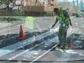Proceso de Señalización Vial con Pintura Acrílica