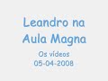 leandro na aula magna