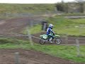 young lad on pit track young lad on pit track