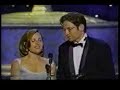 the two of them present the award for the best lead actor in a mini-series at the emmys and talk about the 'chemistry' between them.