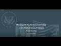 MEETING WITH THE ADVISORY COMMITTEE ON THE MEDICAL USES OF ISOTOPES - ..