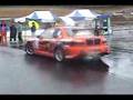 Team Orange GC8 pulling out of garage Nasty sound