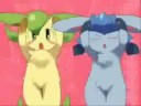Leafeon and Glaceon- Caramelldansen
