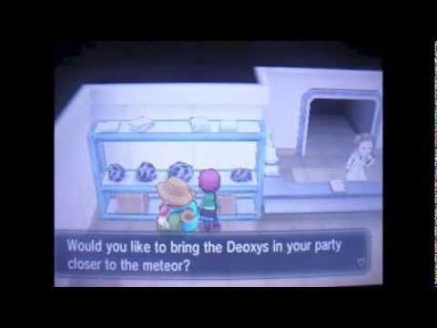 how to obtain deoxys in pokemon x