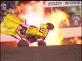 Donny Schatz fire Donny Schatz fire