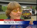 Locomotive Stuck Under Interstate Overpass Locomotive Stuck Under Interstate Overpass