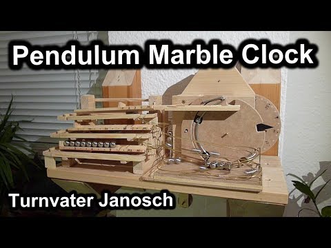 homemade - A homemade mechanical rolling ball clock (english, deutsche Version: http://youtu.be/wJK0AjOHbzk) The clock runs for 12 hours, driven by a weight of 2.5 kg s...
