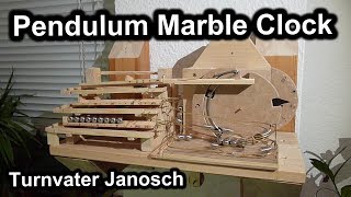 Pendulum Marble Clock by Turnvater Janosch, YouTube video thumbnail