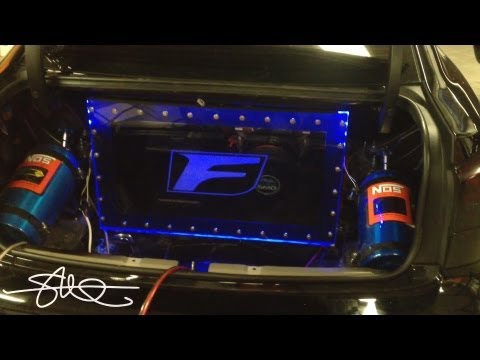 Lexus IS-F Speaker Box – 15″ SMD Woofer – Fiberglass, Plexiglass, LED’s (vid 2)