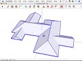 SketchUp: Using Intersect with Model to make roofs SketchUp: Using Intersect with Model to make roofs