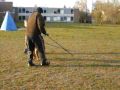 Odessa Van Noort show bitch in scutzhund training