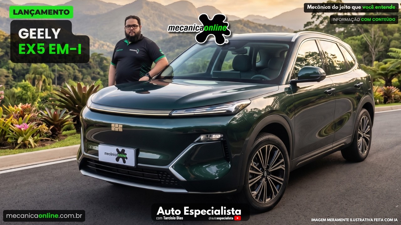 1.300 km de autonomia? É o novo GEELY EX5 EM-i, o Super Híbrido que custa a partir de R$ 190 mil