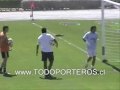 ENTRENAMIENTO DE ARQUEROS (calentamiento del  portero de naval campeon 2009)