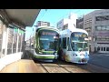 路面電車で舟入南から紙屋町西へ　（広島市中区　2021年12月）