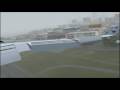 FSX Landing at foggy KAI-TAK 13 JAL MD-11