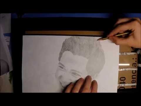 how to draw austin mahone