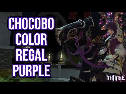 how to dye chocobo
