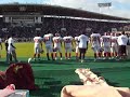 ２００８年１１月３０日＠神戸ユニバ記念競技場 関西学生アメリカンフットボール秋季リーグ・関立戦立命館パンサーズベンチの様子