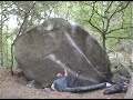 Fontainebleau bouldering - Deux Faux Plis... (7c) Fontainebleau bouldering - Deux Faux Plis... (7c)