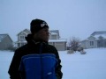 Nigerian student experiences snow for the first time!