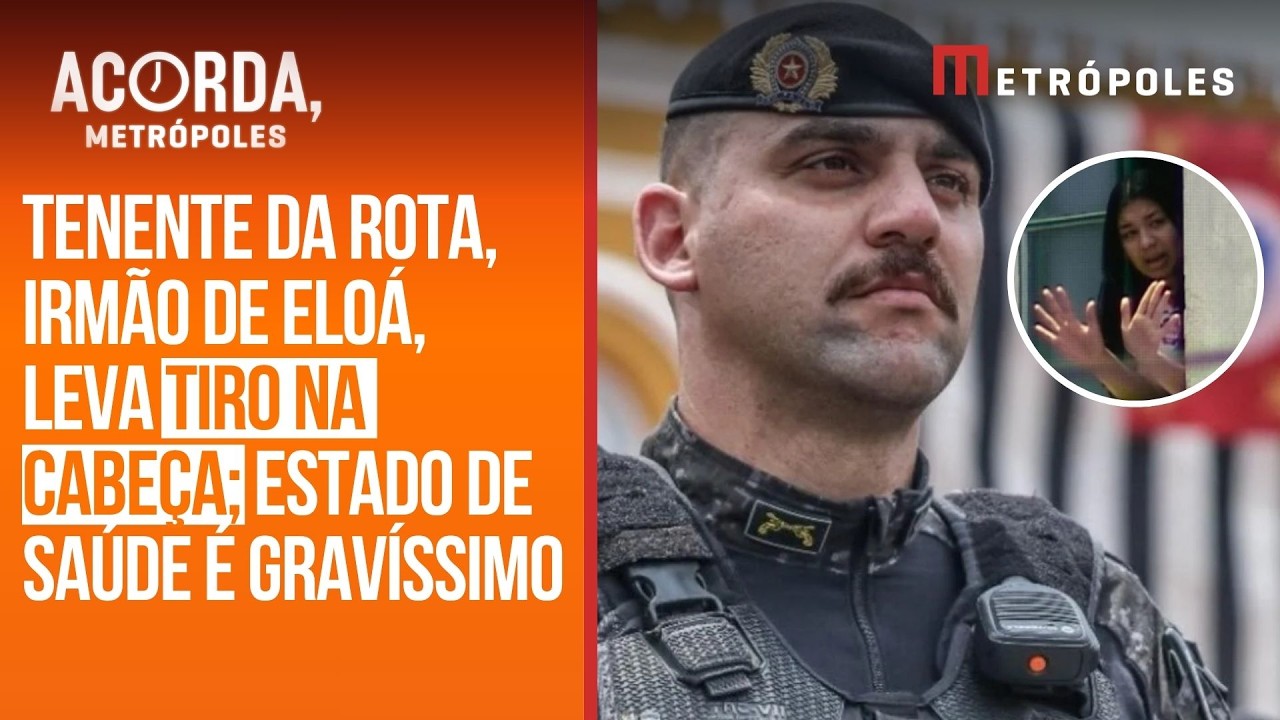 Tenente da Rota baleado na cabeça é irmão de Eloá; estado de saúde é gravíssimo