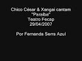 Chico César e Xangai cantam 