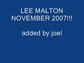 LEE MALTON 2007 LEE MALTON 2007