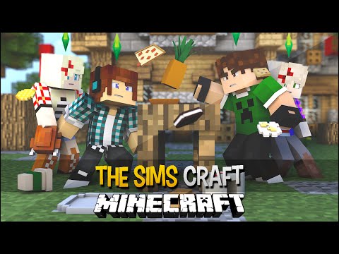 The Sims Craft Ep.103 - GUERRA DE COMIDA !!