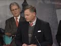 Senator Burr speaks at press conference on Democrats' 