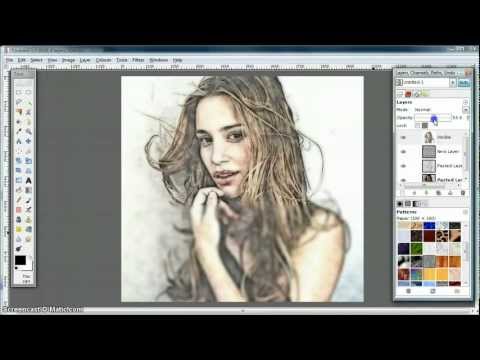how to turn photo into a sketch