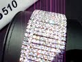 10 Row Diamond Bracelet in Outdoor Lighting 10 Row Diamond Bracelet in Outdoor Lighting